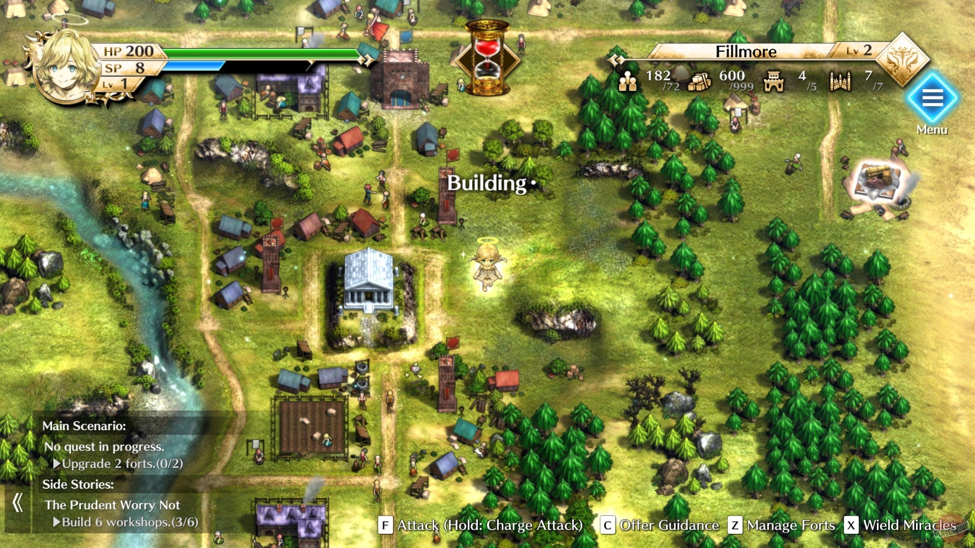 Скриншот из игры Actraiser Renaissance - 3
