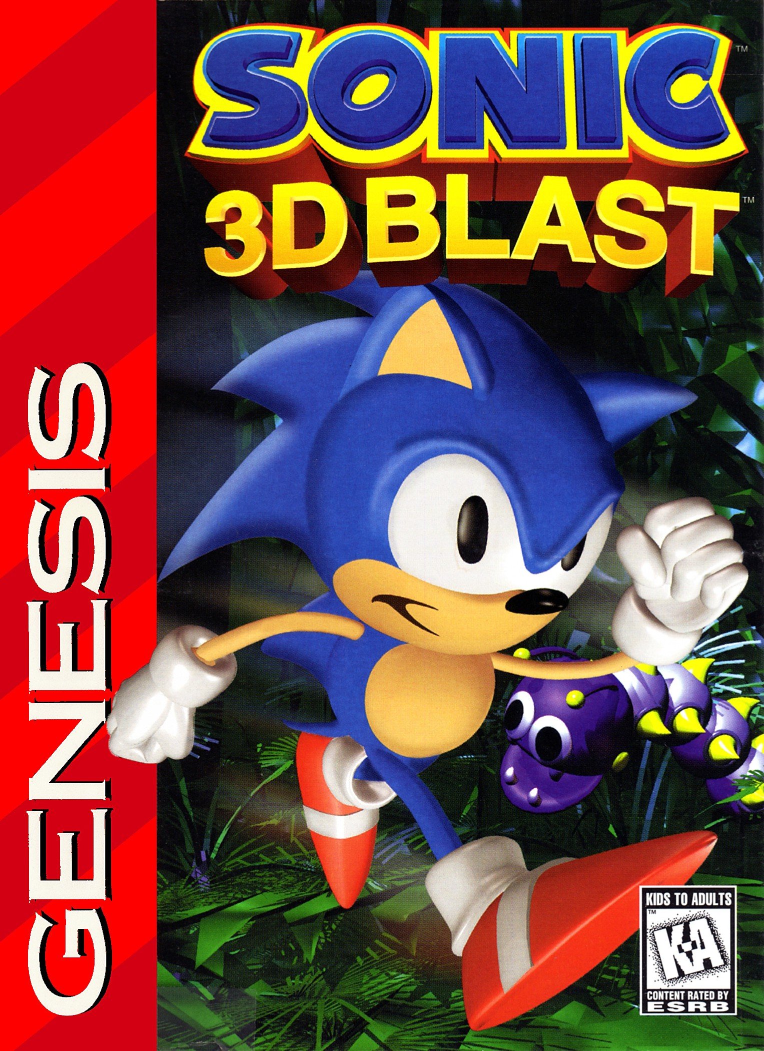 Обложка игры Sonic 3D Blast