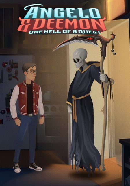 Обложка игры Angelo and Deemon: One Hell of a Quest