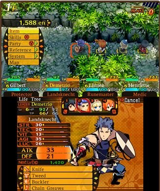 Скриншот из игры Etrian Mystery Dungeon - 2