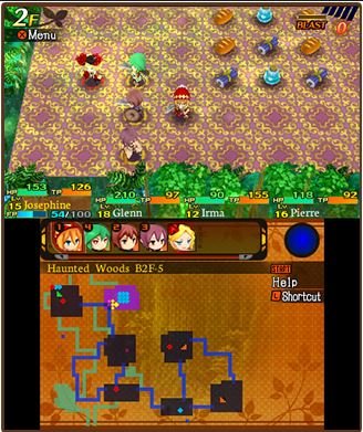 Скриншот из игры Etrian Mystery Dungeon - 3
