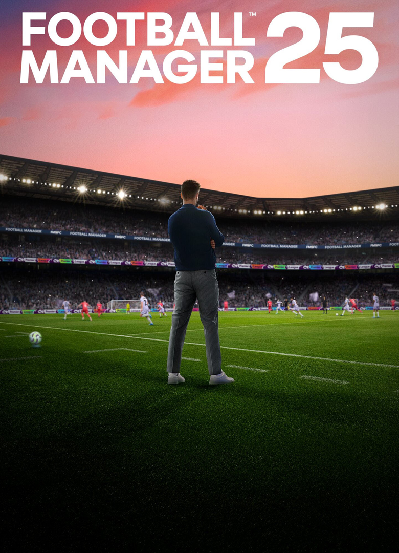 Обложка игры Football Manager 25