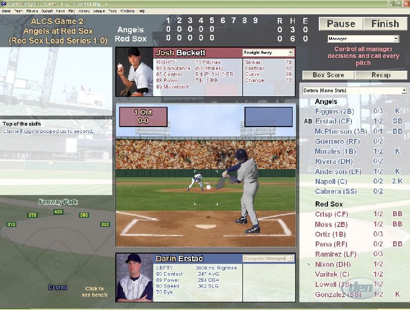 Скриншот из игры Baseball Mogul 2007 - 3