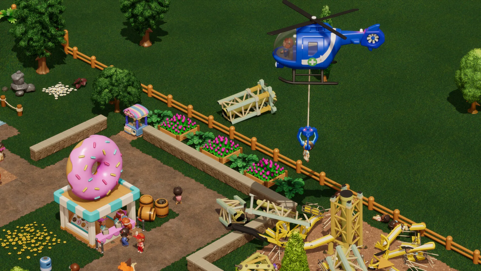 Скриншот из игры RollerCoaster Tycoon Wonderworks - 6
