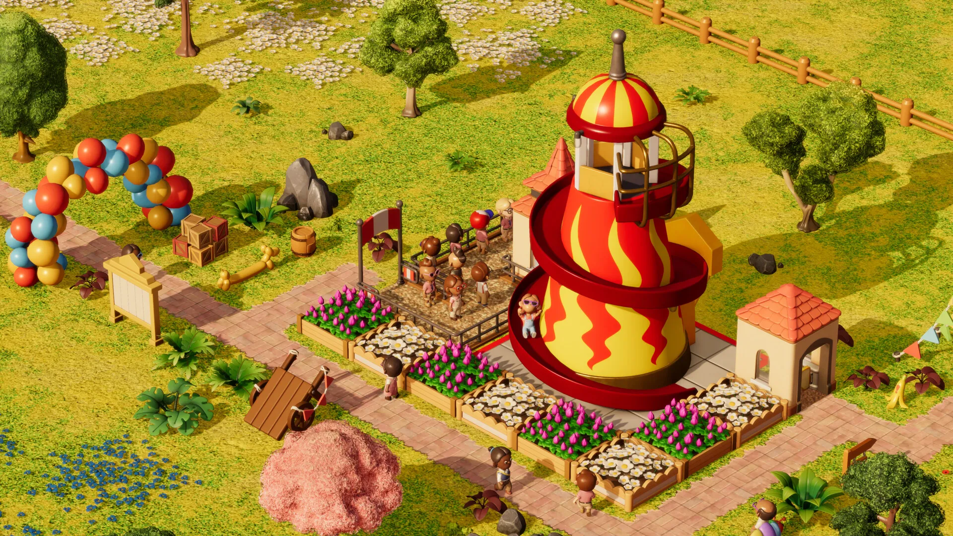 Скриншот из игры RollerCoaster Tycoon Wonderworks - 4