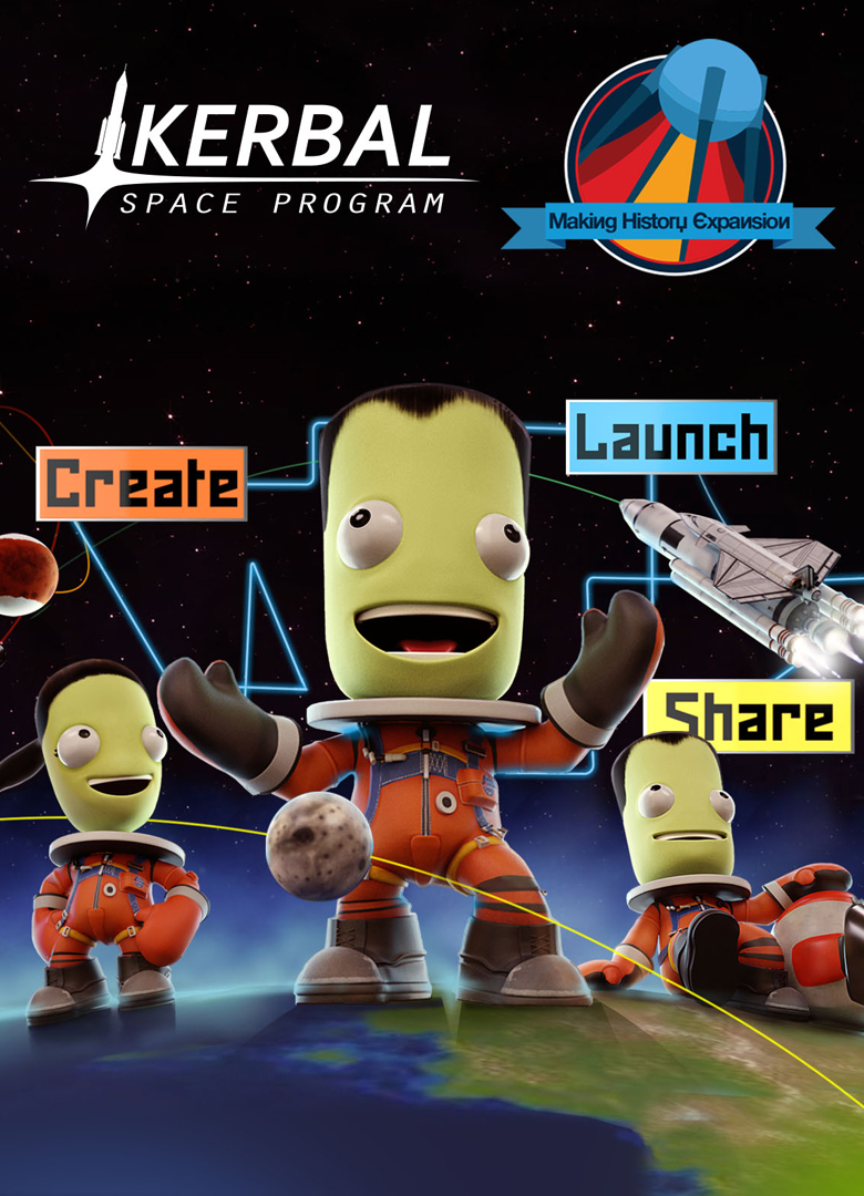Обложка игры Kerbal Space Program: Making History Expansion