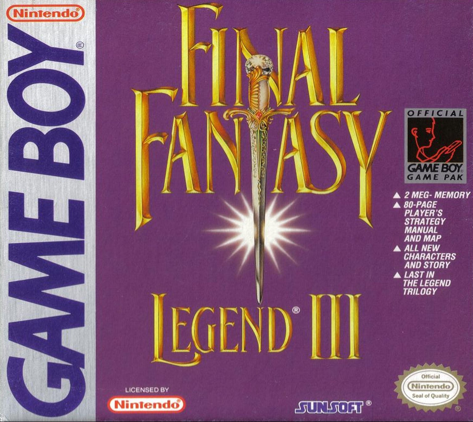 Обложка игры Final Fantasy Legend III