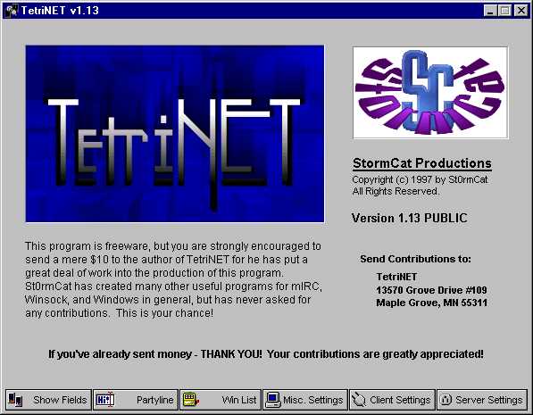 Обложка TetriNET