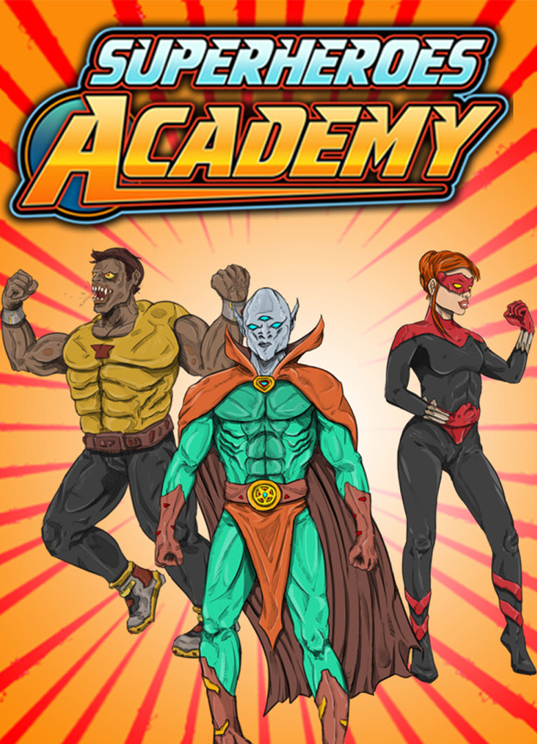 Обложка игры Superheroes Academy
