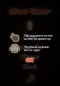 Обложка игры Glow Racer Lite: Tilt Racing