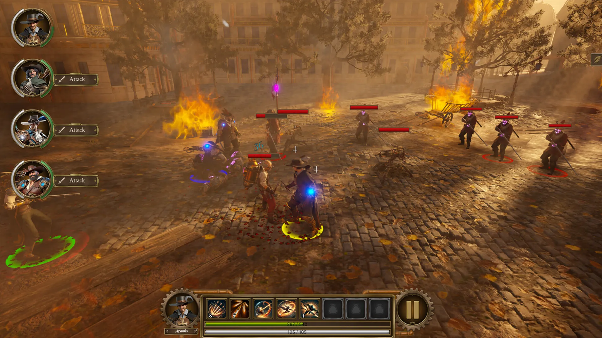 Скриншот из игры COVENANT OF GEARS: The Three Musketeers - 3