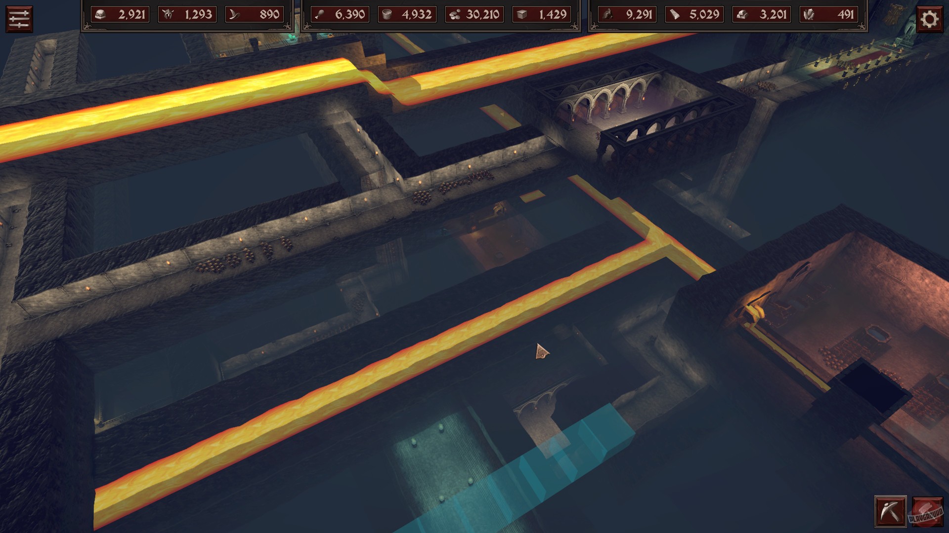 Скриншот из игры King of the Dwarves: Underground City Builder - 6