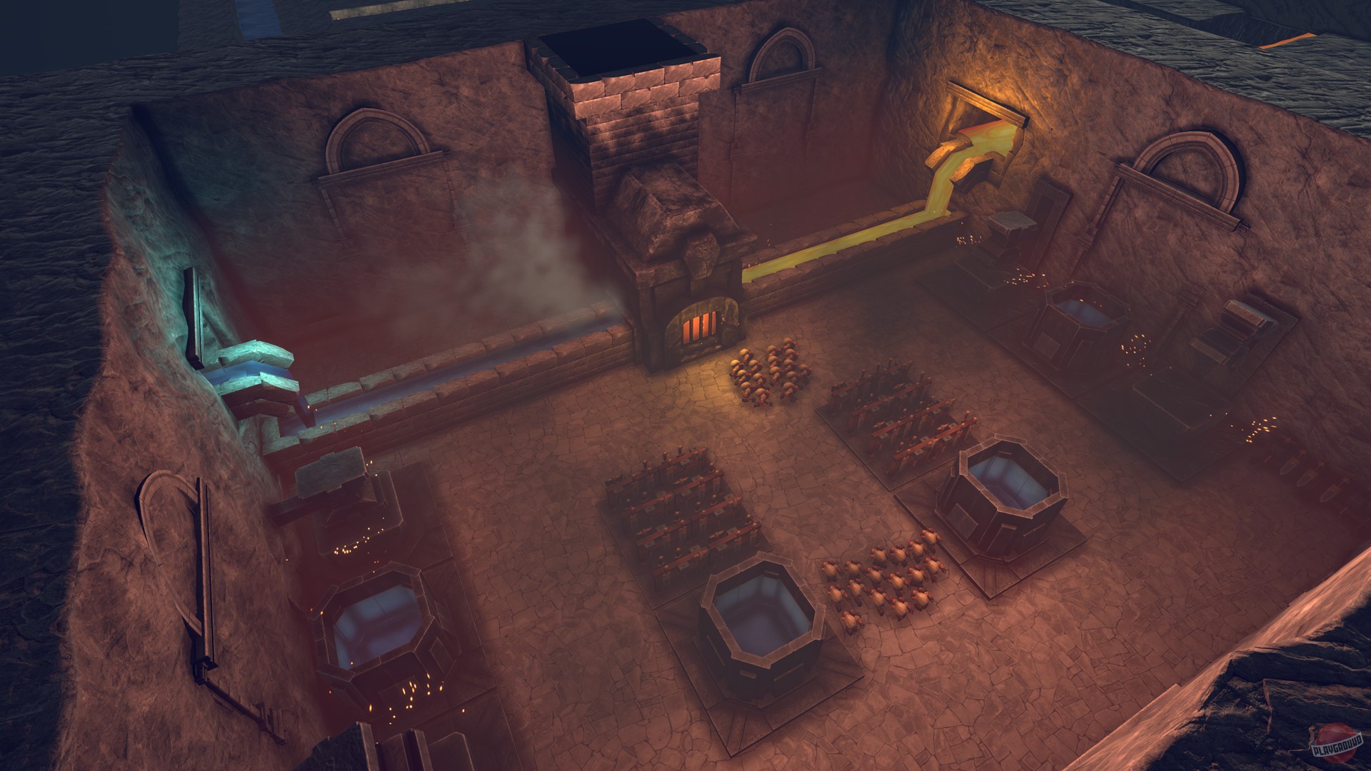 Скриншот из игры King of the Dwarves: Underground City Builder - 3