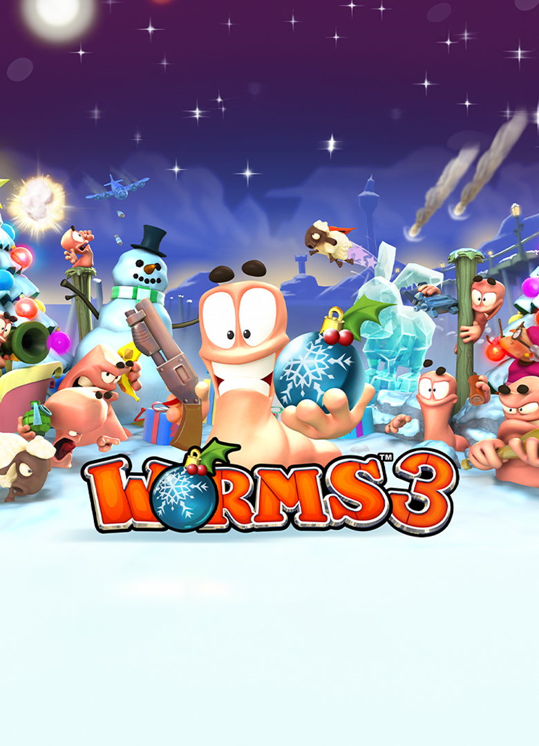 Обложка игры Worms 3