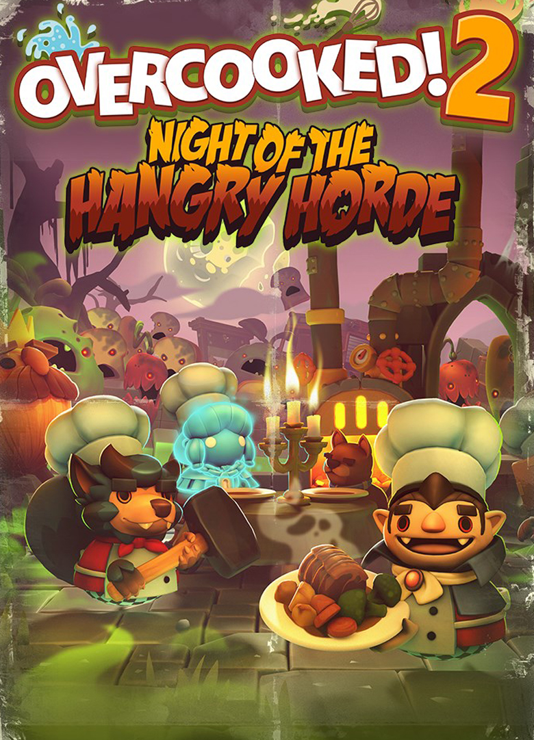 Обложка игры Overcooked! 2 - Night of the Hangry Horde