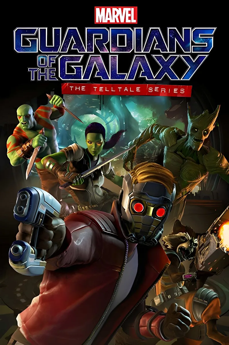 Обложка игры Marvel's Guardians of the Galaxy: The Telltale Series