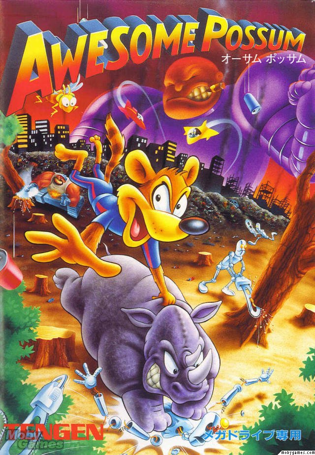 Обложка Awesome Possum Kicks Dr. Machino's Butt!