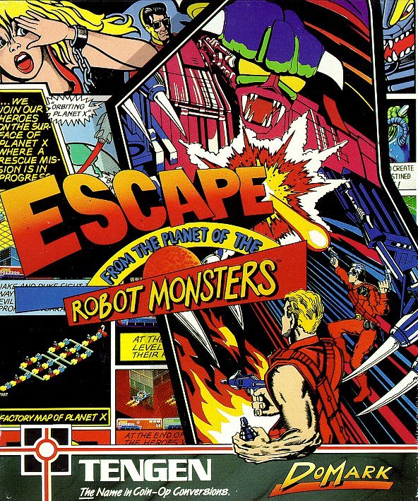 Обложка Escape from the Planet of the Robot Monsters