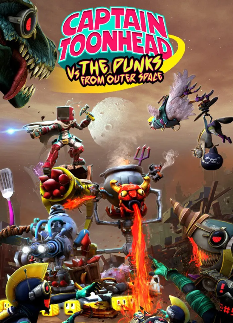 Обложка игры Captain Toonhead vs the Punks from Outer Space