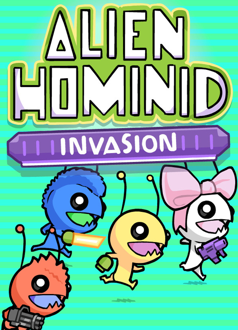 Обложка игры Alien Hominid Invasion