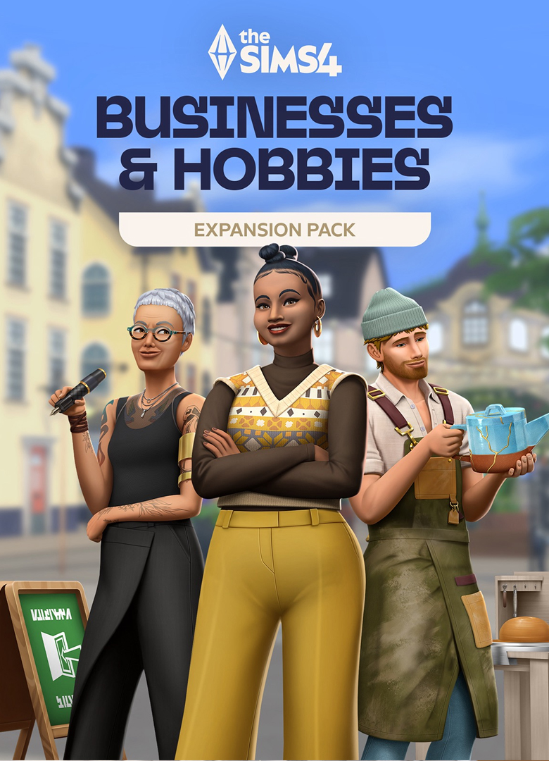 Обложка The Sims 4: Businesses & Hobbies