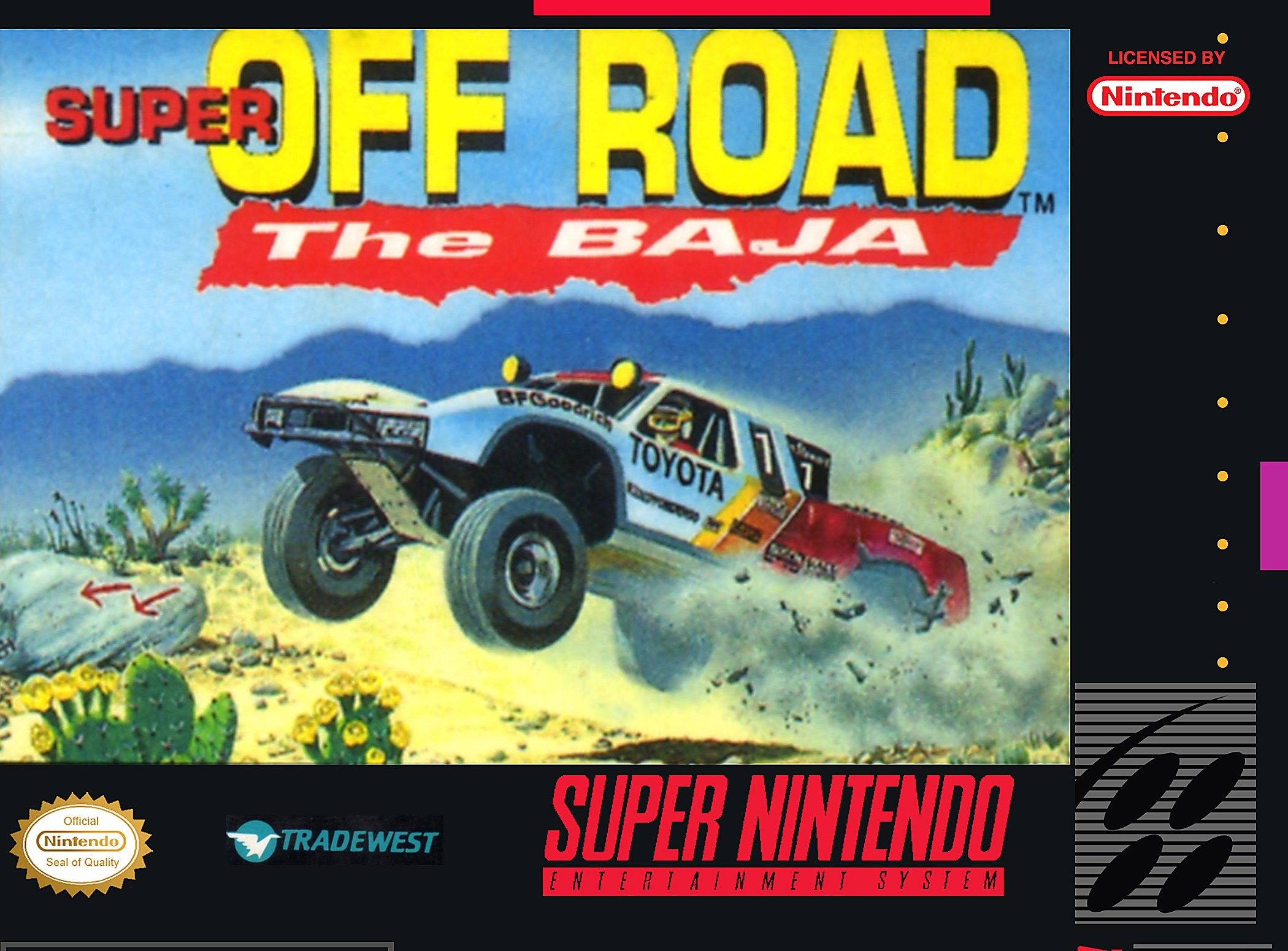 Обложка Super Off Road: The Baja