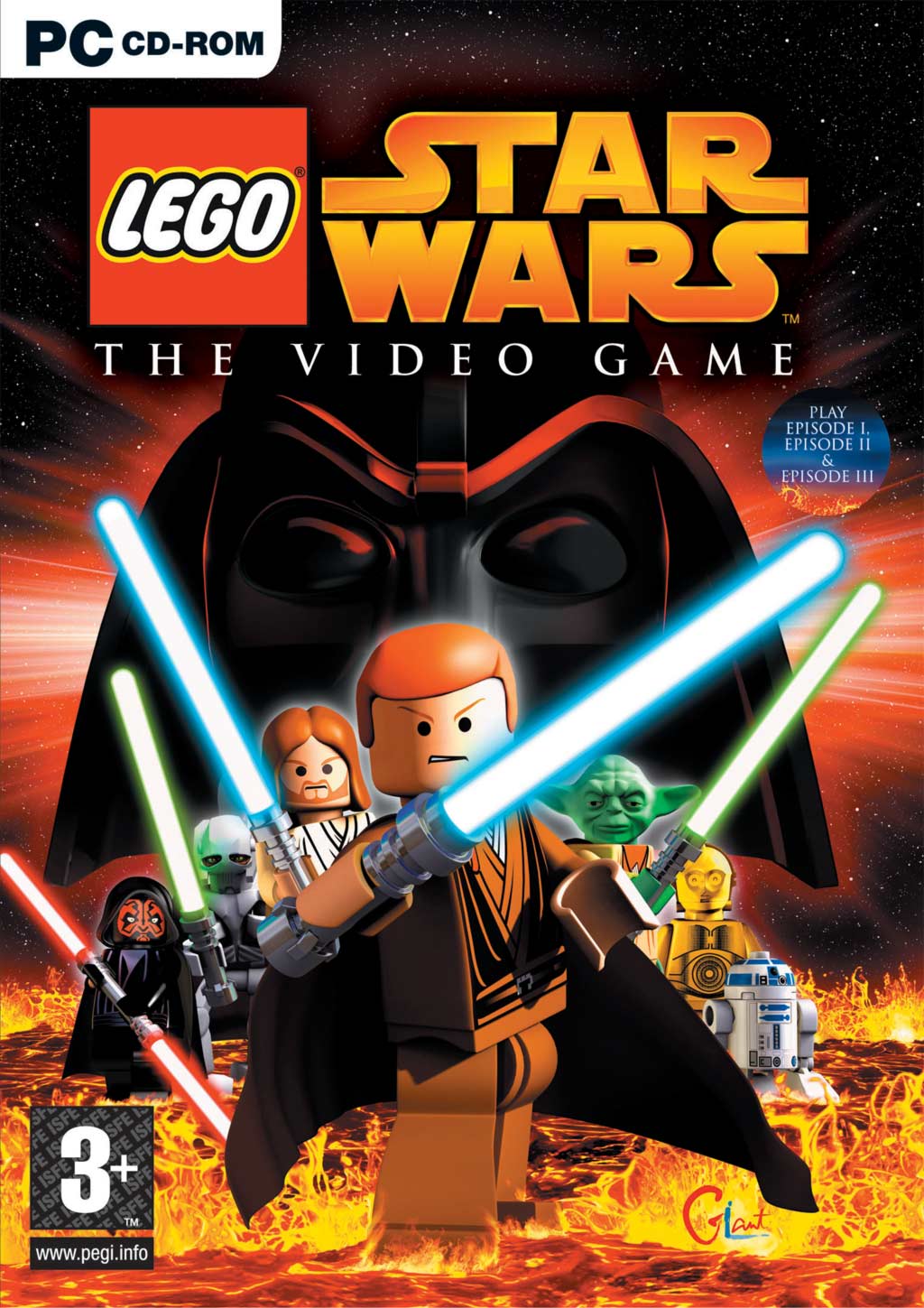 Обложка игры Lego Star Wars: The Video Game
