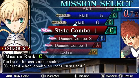 Скриншот из игры Fate/unlimited codes - 30