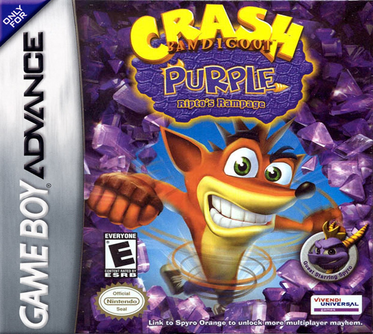 Обложка игры Crash Bandicoot Purple: Ripto's Rampage