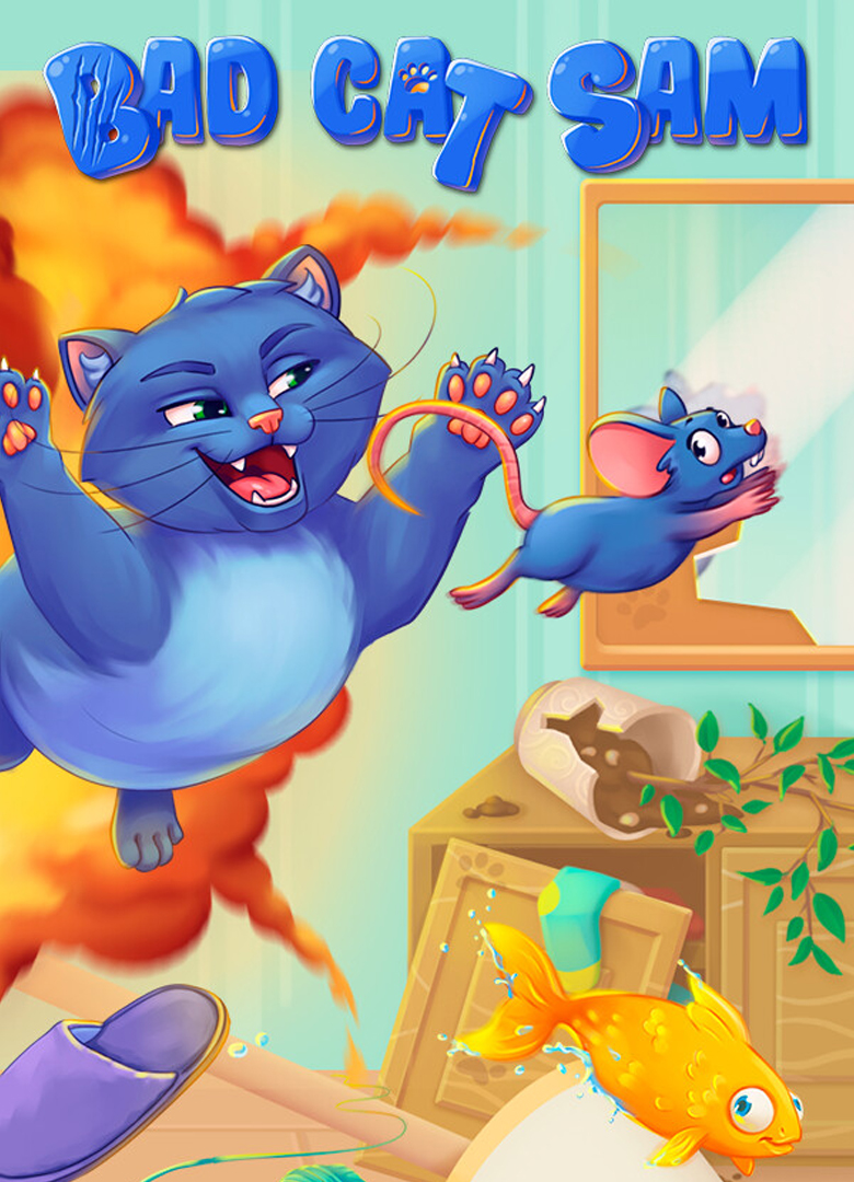 Обложка игры Bad Cat Sam
