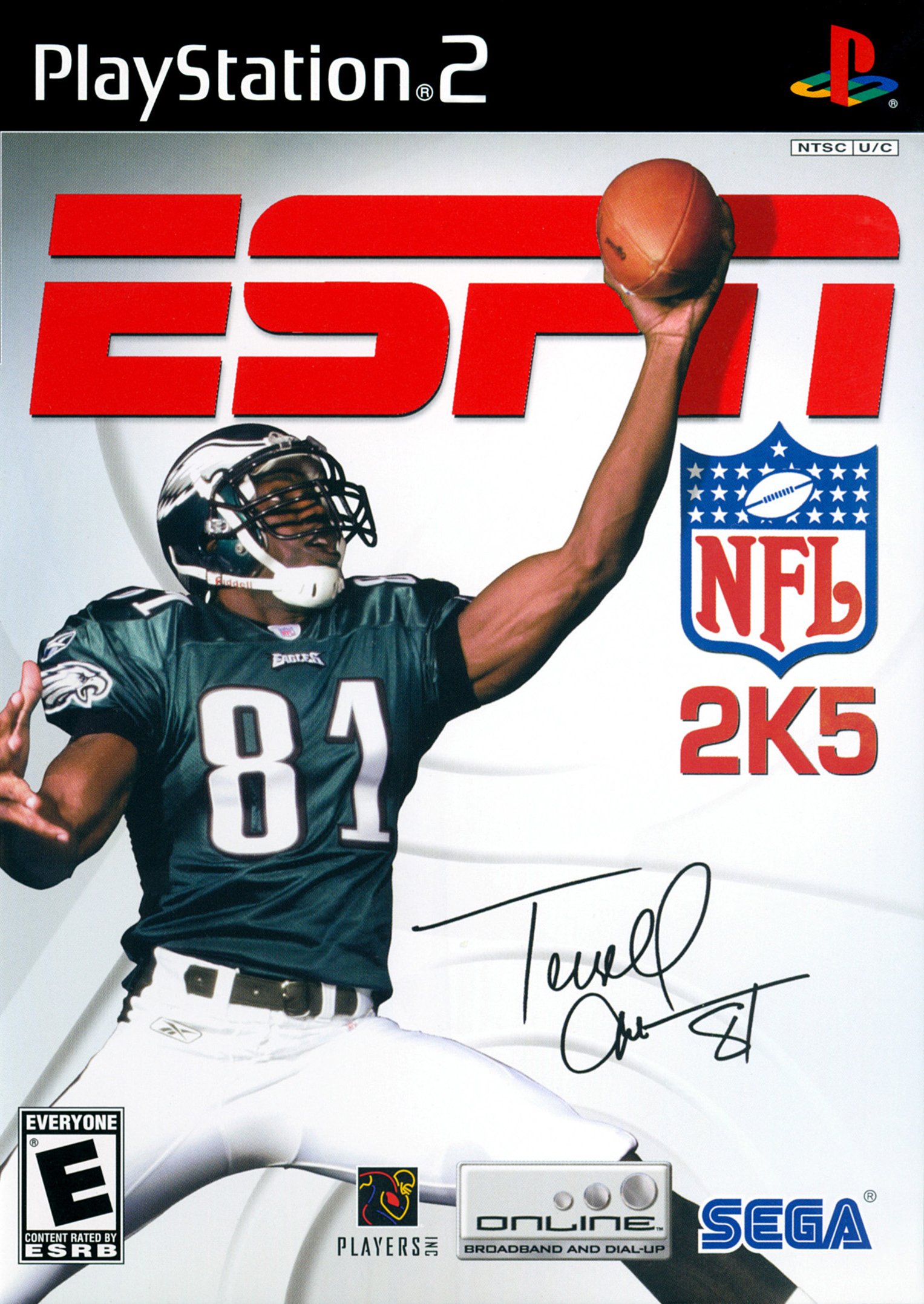 Обложка ESPN NFL 2K5