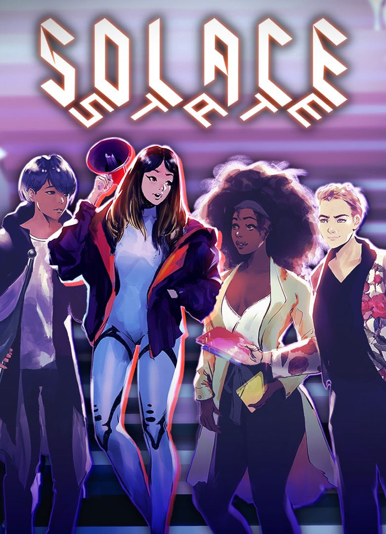 Обложка игры Solace State: Emotional Cyberpunk Stories
