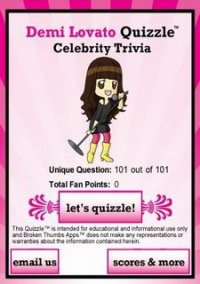 Обложка игры Demi Lovato Quizzle