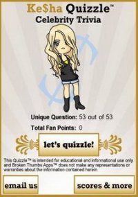 Обложка игры Ke$ha Quizzle