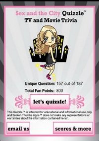 Обложка игры Sex and the City Quizzle