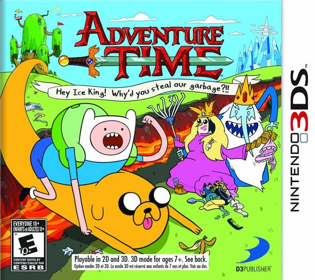 Обложка игры Adventure Time: Hey Ice King! Why'd you steal our garbage?!