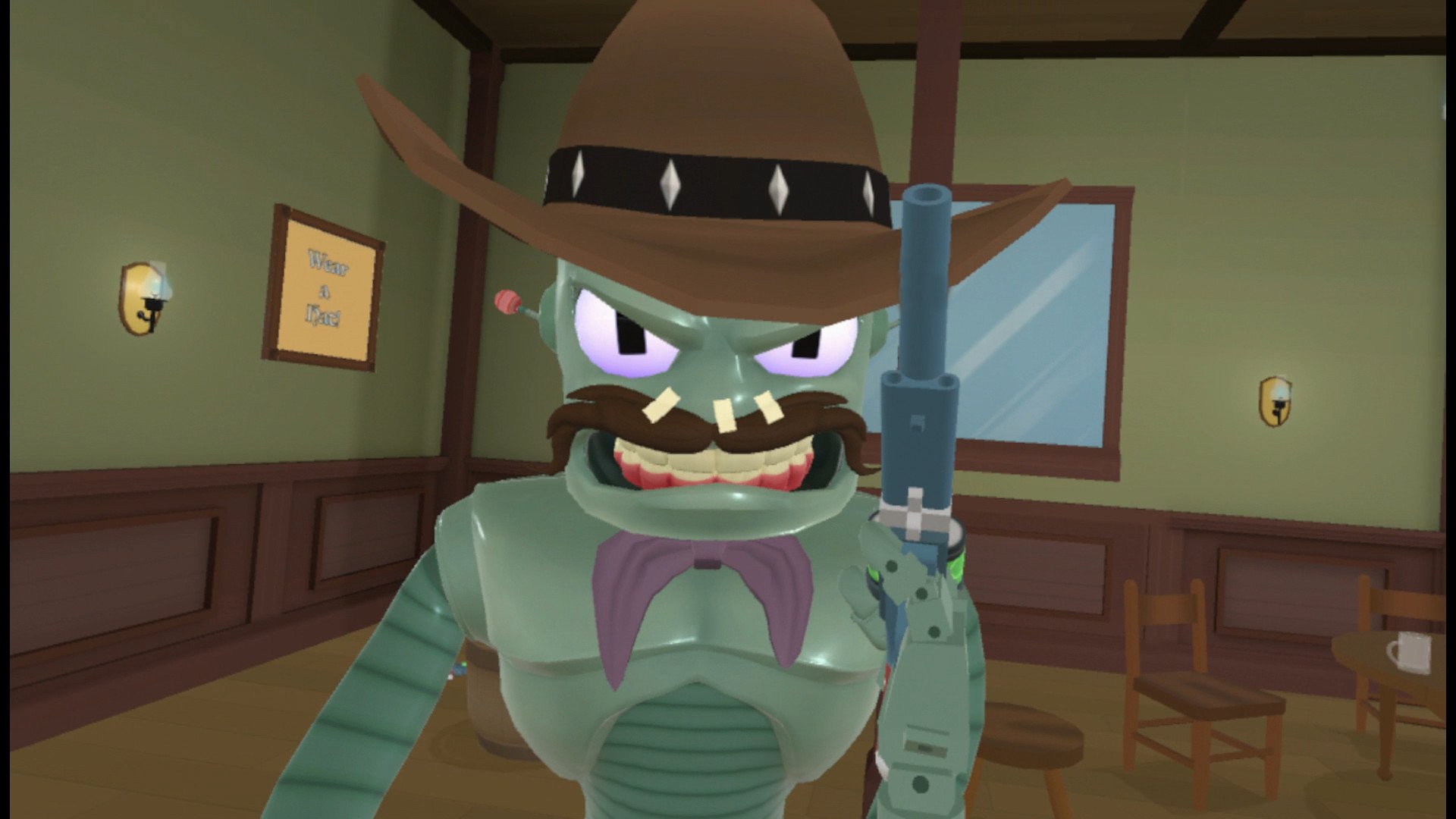 Скриншот из игры Cowbots and Aliens - 1