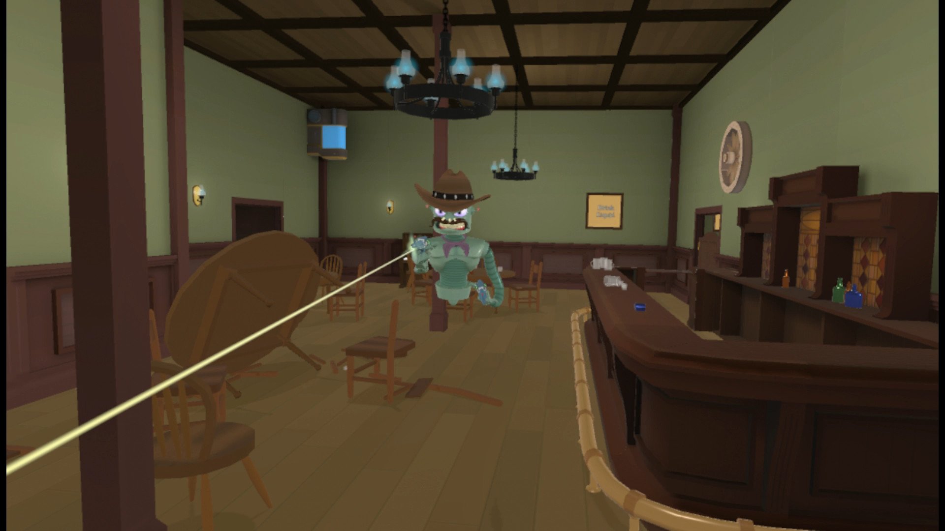 Скриншот из игры Cowbots and Aliens - 4