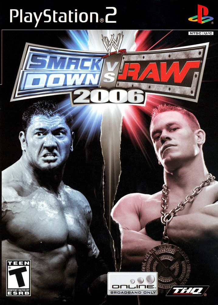 Обложка игры WWE SmackDown! vs. Raw 2006
