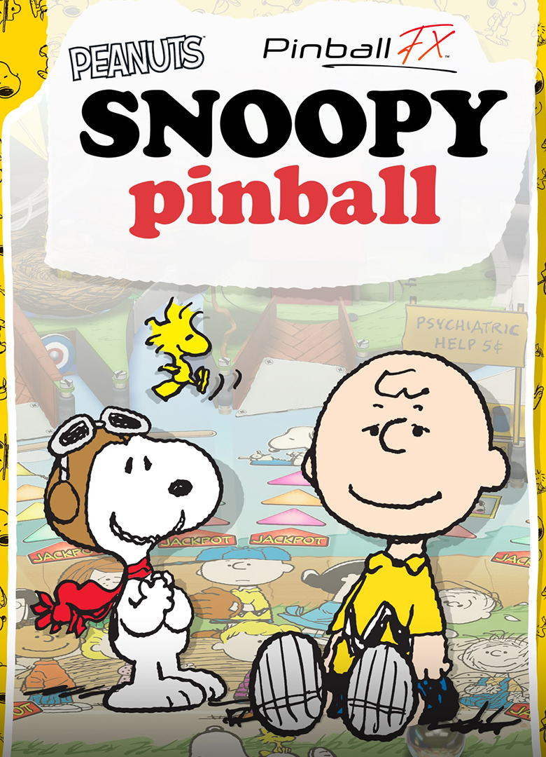 Обложка игры Peanuts' Snoopy Pinball