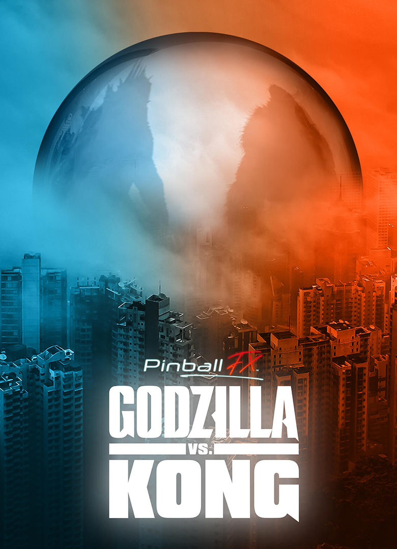 Обложка игры Pinball FX - Godzilla vs. Kong Pinball